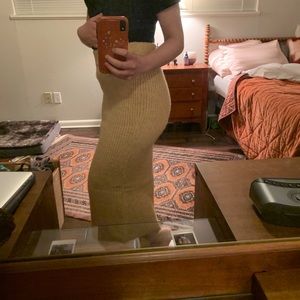 NWOT ASOS Design Rib Midi Skirt